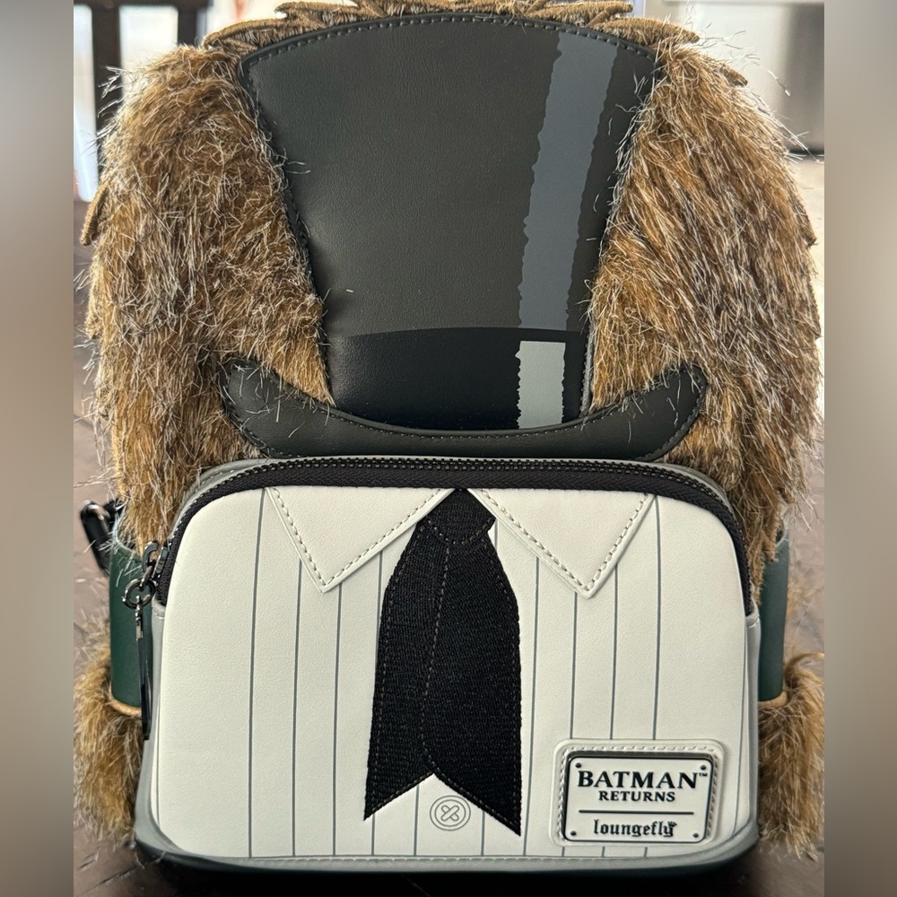 NWT Limited Edition Loungefly Marvel DC Comics Batman Penguin Backpack - Picture 2 of 7